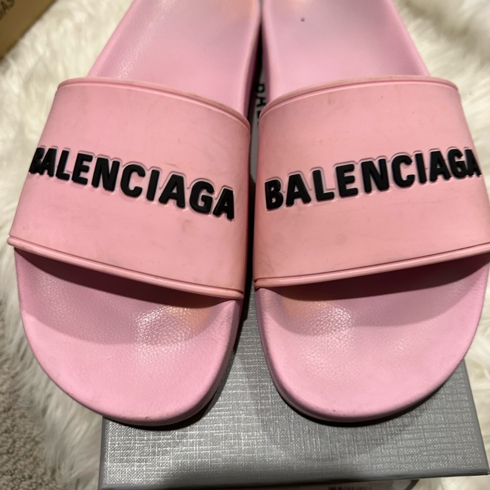 Used Balenciaga slides